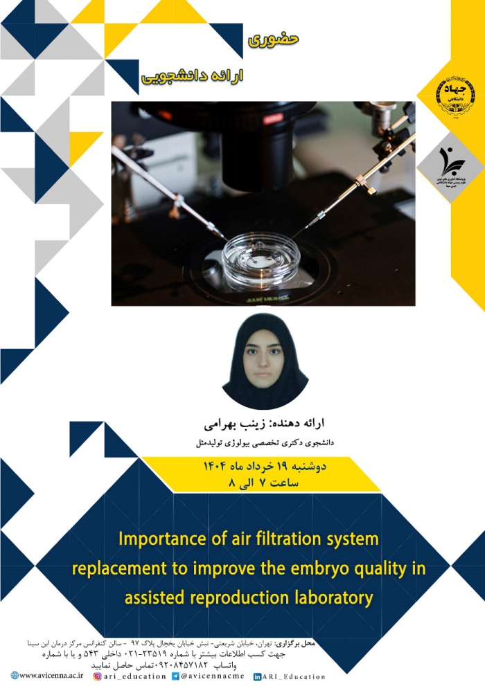 Importance of air filtration system replacement to improve the embryo quality in assisted reproduction laboratory