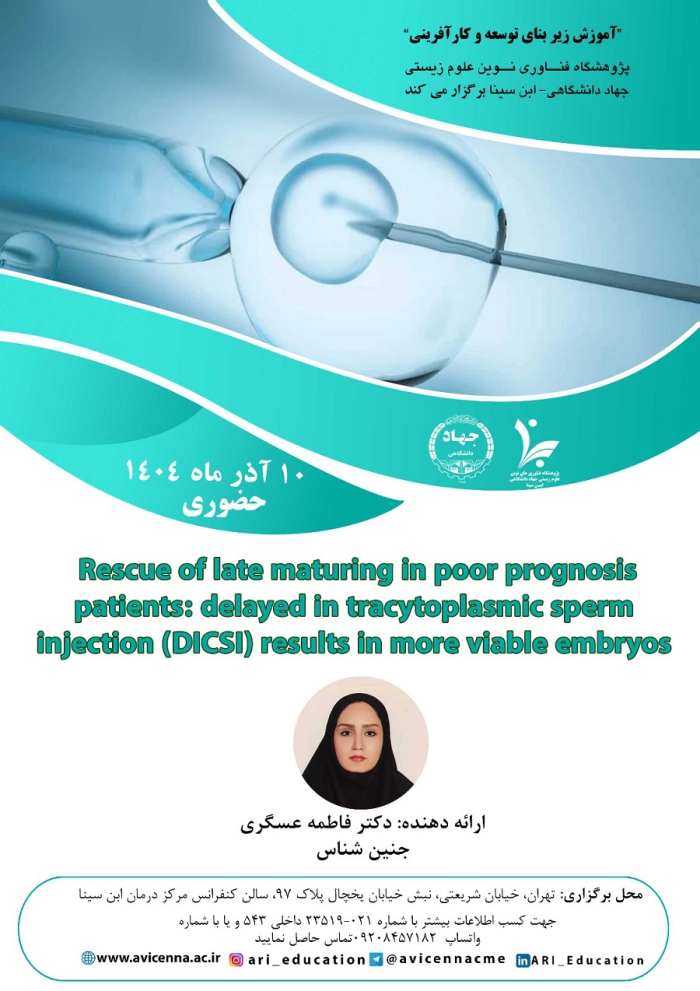 Rescue of late maturing in poor prognosis patients: delayed in tracytoplasmic sperm injection (DICSI) results in more viable embryos