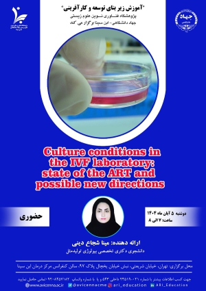 Culture conditions in the IVF laboratory: state of the ART and possible new directions